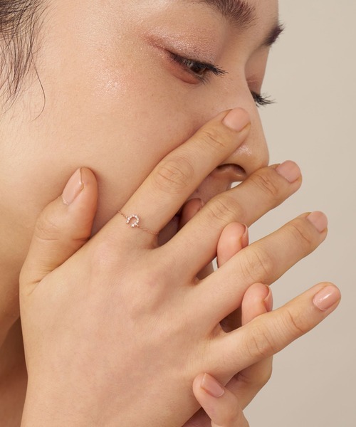 va vendome aoyama 指輪 リング K10ゴールド ダイヤモンド チェーン