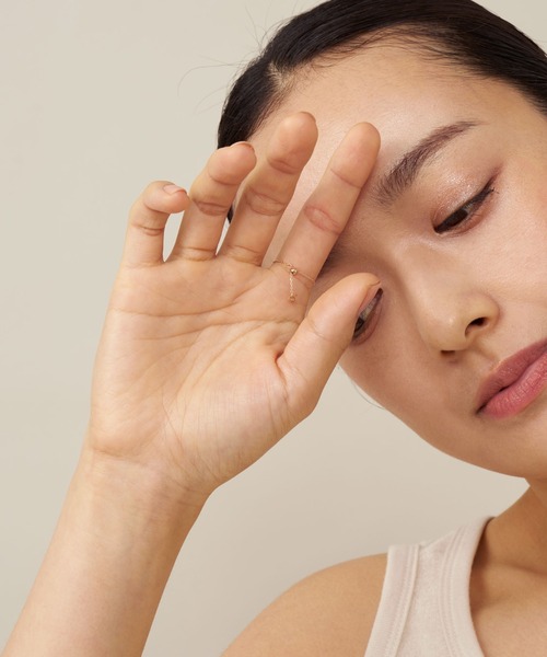 va vendome aoyama 指輪 リング K10ゴールド ダイヤモンド チェーン