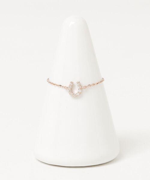 va vendome aoyama 指輪 リング K10PG ダイヤモンド チェーンリング