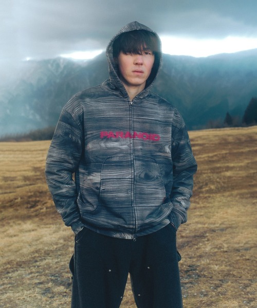 PARANOID（パラノイド） パーカー GRAIN ZIP HOODIE メンズ : ZOZOTOWN