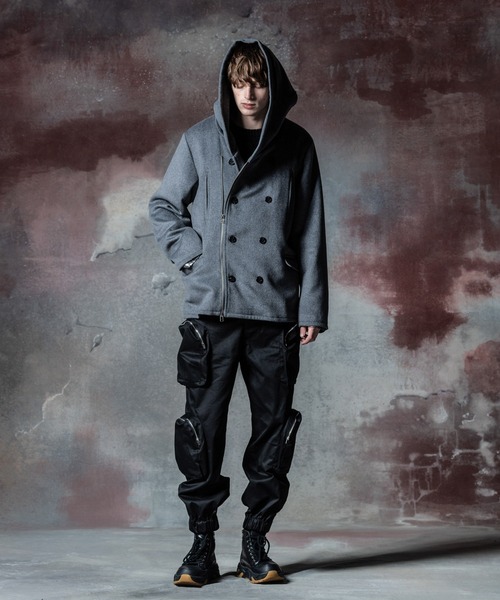 glamb（グラム） ピーコート S ブルー メンズ : ZOZOTOWN Yahoo!店