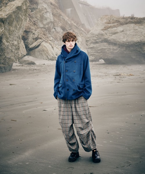 「glamb」 ピーコート S ブルー メンズ_画像6