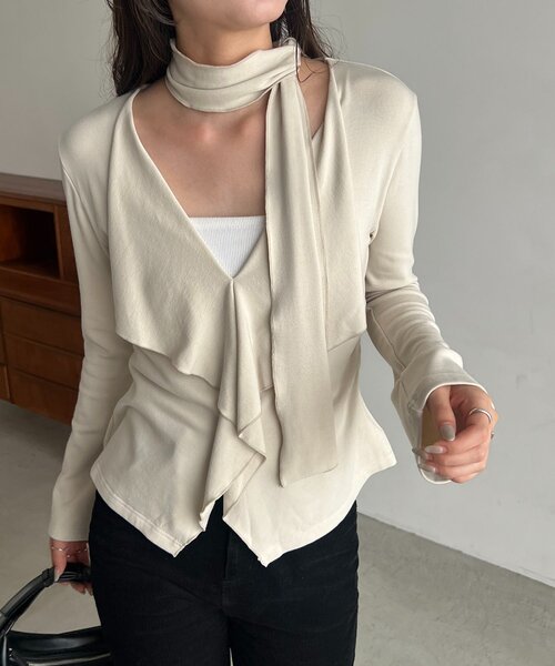 CAPRICIEUX LE'MAGE（カプリシューレマージュ） tシャツ 「保温性