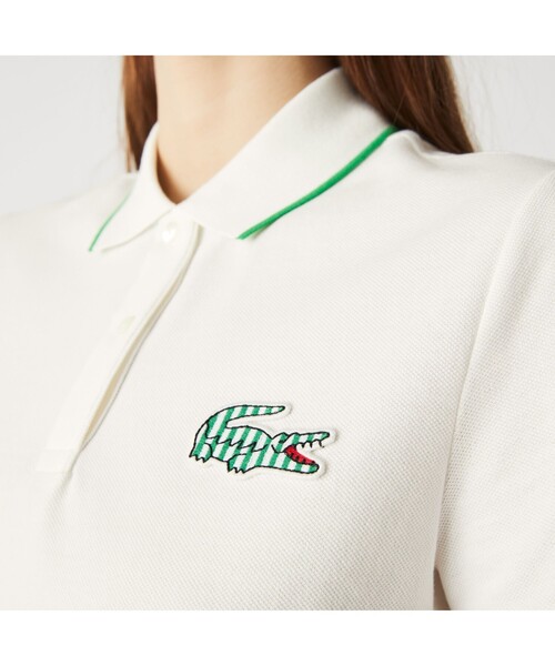 LACOSTE（ラコステ） 半袖ポロシャツ 36 ホワイト レディース