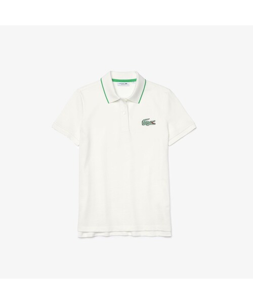 LACOSTE（ラコステ） 半袖ポロシャツ 36 ホワイト レディース