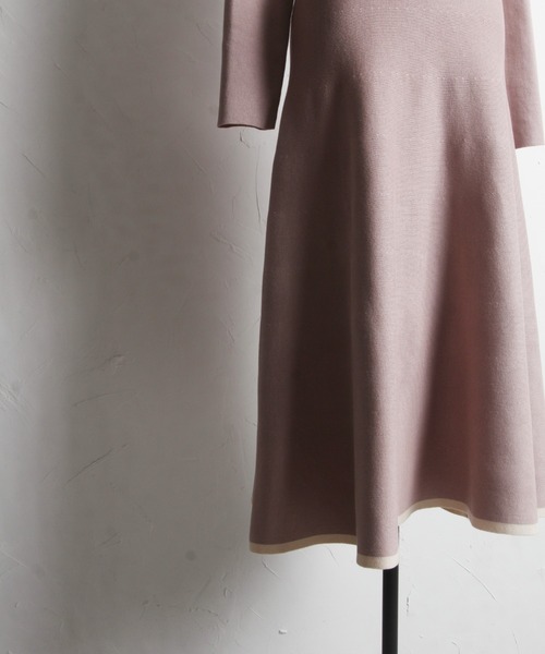 「tocco closet」 ニットワンピース M ネイビー レディース_画像9