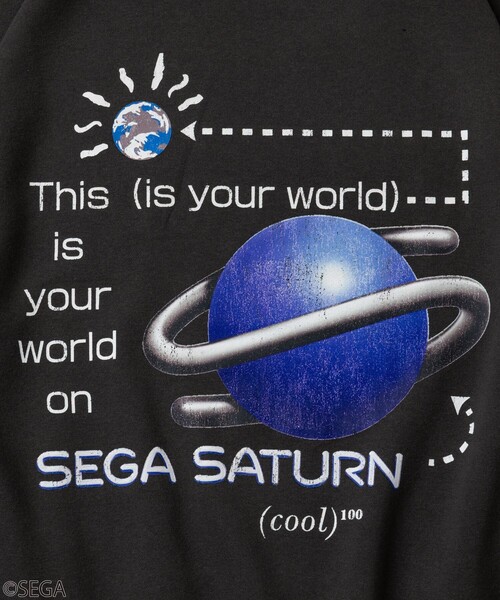 トレーナー スウェット 別注 SEGA SATURN/セガサターン/クルーネック