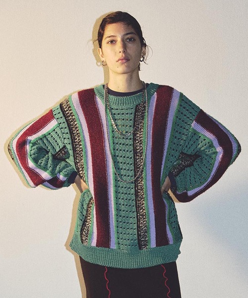 ROSE BUD（ローズバッド） ニット セーター (GENE HEAVENS)MULTI COLOR