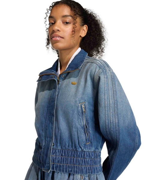 adidas（アディダス） コート アウター adidas DENIM TRACKTOP