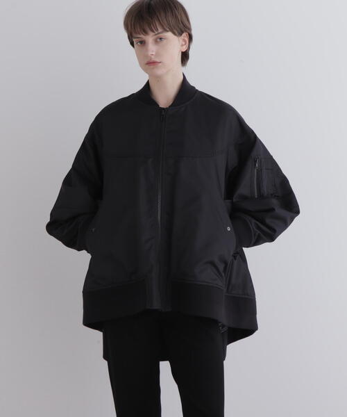 LE PHIL（ル フィル） ma1 ma-1 中綿リブキルティングジャケット