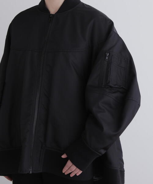 LE PHIL（ル フィル） ma1 ma-1 中綿リブキルティングジャケット