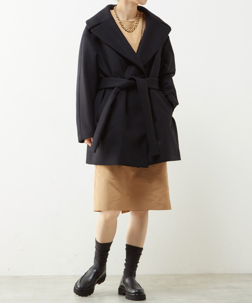 花*様 【新品未使用】martinique マルティニーク ダブルフェイスコート martinique（マルティニーク）の「martinique/ダブルフェイスAライン