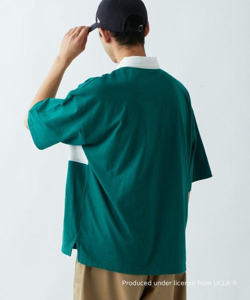 「UCLA」 半袖ポロシャツ LARGE グリーン メンズ_画像4