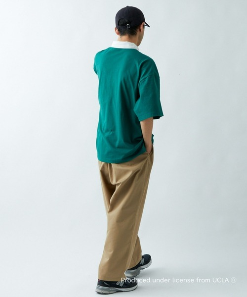 「UCLA」 半袖ポロシャツ LARGE グリーン メンズ_画像7
