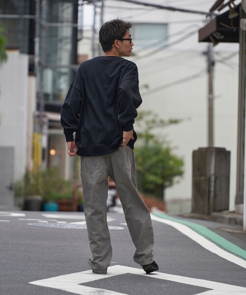 [FREAK'S STORE] тренировочный cut and sewn SMALL "теплый" белый мужской 