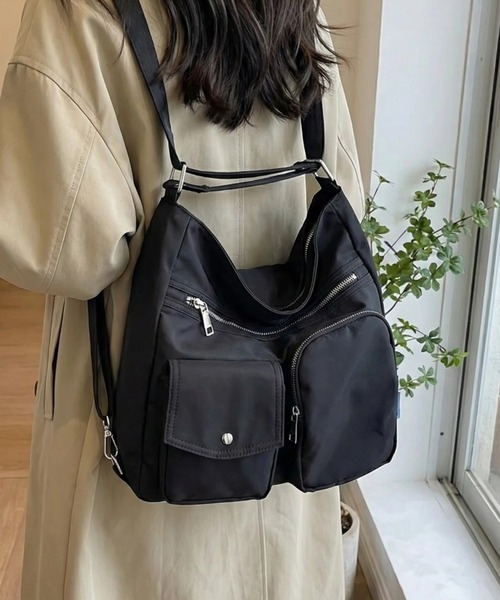 cammie ショルダーバッグ バッグ ポケット付きショルダーバッグ