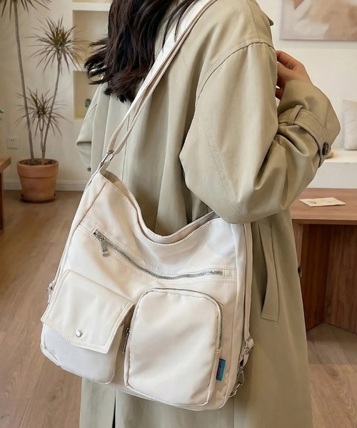 cammie ショルダーバッグ バッグ ポケット付きショルダーバッグ
