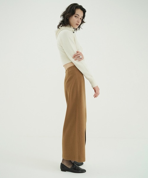 CLANE（クラネ） ニット セーター SHORT KNIT HOODIE レディース