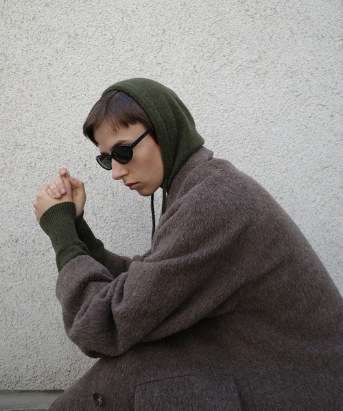トップス short knit hoodie CLANE size2 CLANE（クラネ） ニット セーター SHORT KNIT HOODIE レディース