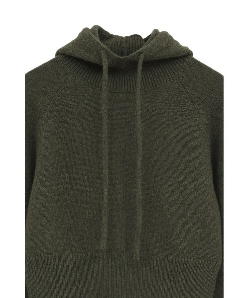 ニット+セーター clane short knit hoodie CLANE（クラネ） ニット セーター 「CLANE/クラネ」SHORT KNIT HOODIE