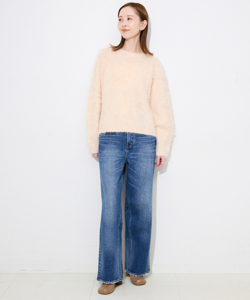 habi ファーニット SLOBE IENA（スローブイエナ） ニット セーター habi ファープル