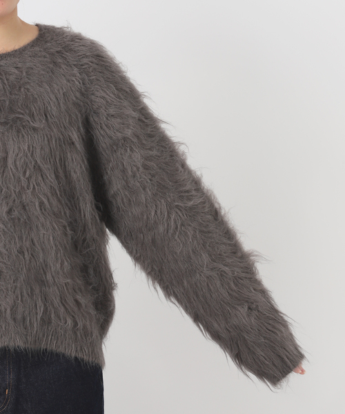 habi ファーニット セール】habi ファープルオーバー（ニット/セーター）｜SLOBE IENA