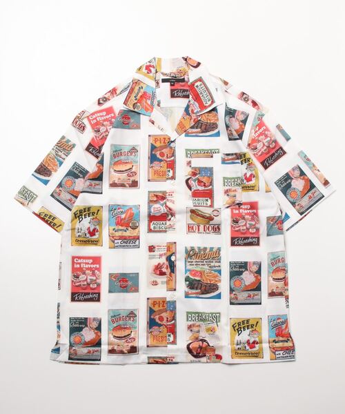「WESTSEA」 「ciao」半袖シャツ X-LARGE グリーン メンズ_画像6