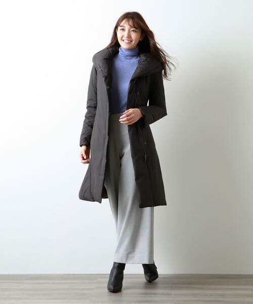 AMACA（アマカ） ダウンコート 38 ブラック レディース : ZOZOTOWN