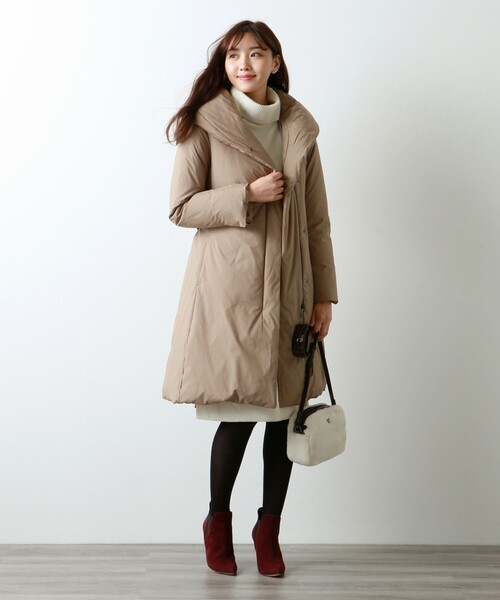 AMACA（アマカ） ダウンコート 38 ブラック レディース : ZOZOTOWN