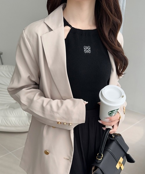 「mily bilet」 長袖ニット X-LARGE ブラック レディース_画像3