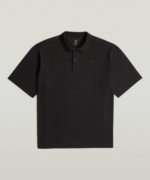 G-STAR RAW ポロシャツ 半袖 Loose Polo/ガーメントウォッシュワン