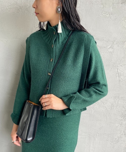 「JF Ready Made」 コンビワンピース F ブラック レディース_画像5