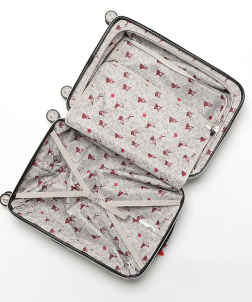 MOOMIN（ムーミン） スーツケース リトルミイ リボンチャーム付き