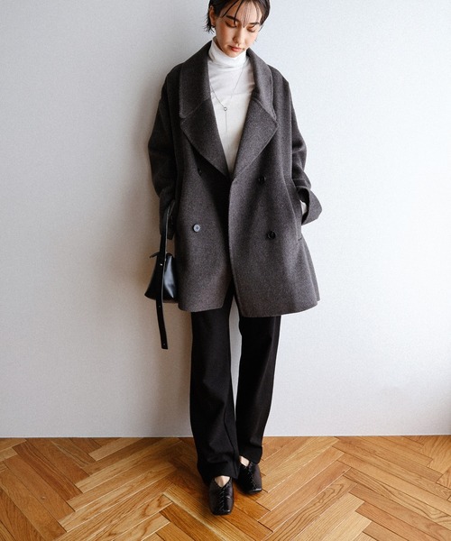 「evernavy」 長袖カットソー M オフホワイト レディース_画像4