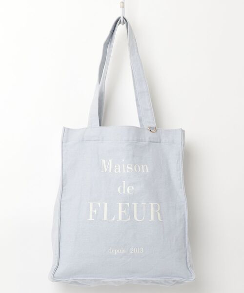 Maison de FLEUR（メゾンドフルール） トートバッグ FREE サックス