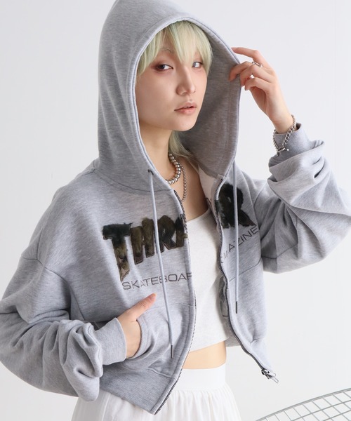 S*O様 THRASHER パーカー スラッシャー サイズLARGE ヴィンテー THRASHER（スラッシャー） パーカー 「THRASHER/スラッシャー」裏毛