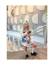 みんみんページDesigual 長袖シャツ＆リバーシブルパンツ2点セット Desigual（デシグアル） ブラウス シャツ ミッキー＆ミニー ストライプ
