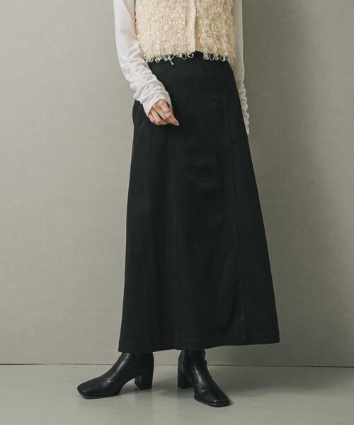 「SENSE OF PLACE by URBAN RESEARCH」 ロングスカート SMALL ブラック レディース_画像3