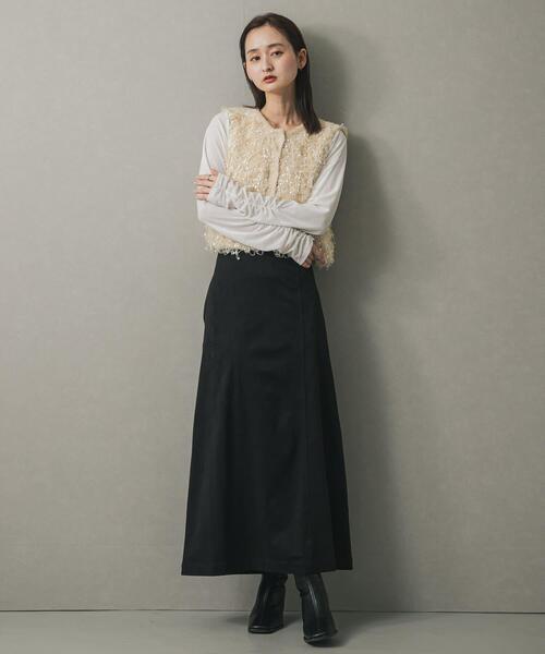 「SENSE OF PLACE by URBAN RESEARCH」 ロングスカート SMALL ブラック レディース_画像5