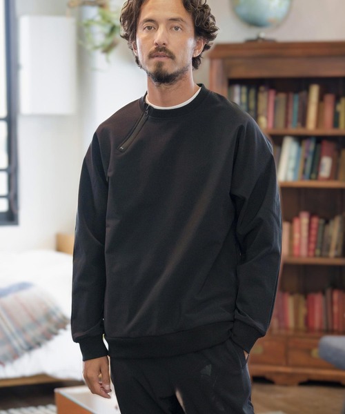 「CAMBIO」 スウェットカットソー S カーキ メンズ_画像7