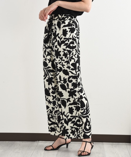 「INTERPLANET」 イージーパンツ FREE オフホワイト レディース_画像2