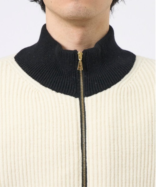 「CULLNI」 ニットカーディガン 1 ホワイト メンズ_画像3