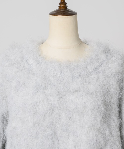 「INTER FACTORY」 長袖ニット FREE ホワイト レディース_画像2