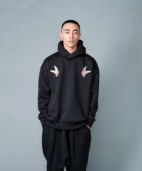 「rehacer」 プルオーバーパーカー X-LARGE グレイッシュベージュ メンズ_画像5