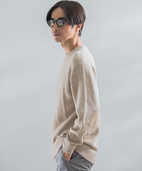 「URBAN RESEARCH ROSSO MEN」 長袖ニット LARGE インディゴブルー メンズ_画像6