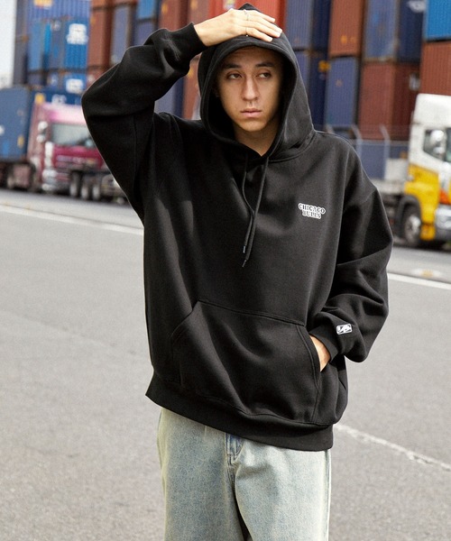 「MONO-MART」 「codderr」プルオーバーパーカー L グレー メンズ_画像7