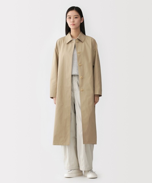 MUJI Labo 高密度コットン シングルブレストコート XL 新品未使用 MUJI Labo コート アウター 「MUJI Labo」婦人 高密度コットンシングル