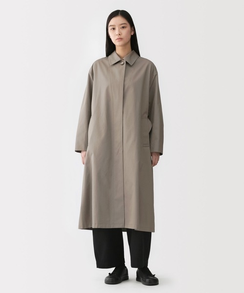 MUJI Labo コート アウター 「MUJI Labo」婦人 高密度コットンシングル