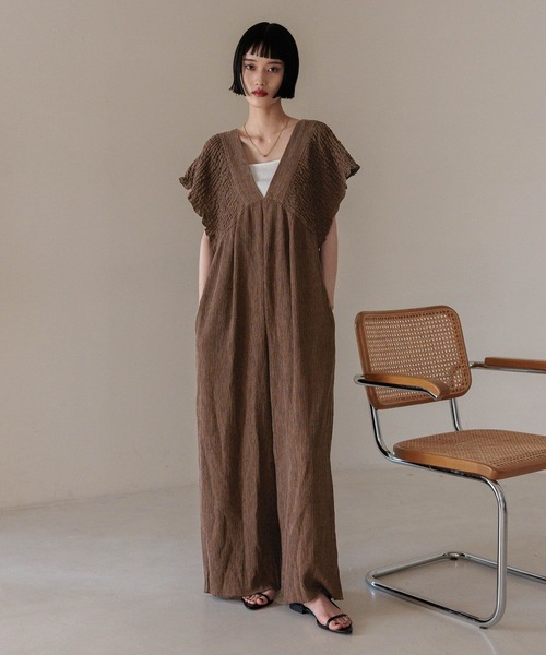 「LOWRYS FARM」 オールインワン SMALL ブラック レディース_画像3