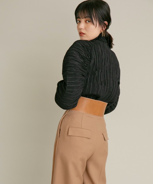 「Eimee Law」 長袖チュニック 38 ベージュ レディース_画像3